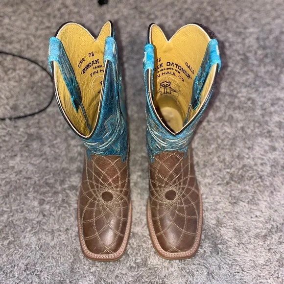 Tin Haul Boots. Size 7 1/2. Worn once.